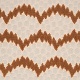 Schumacher Pollen Cut Velvet Ochre Fabric - Eade's Wallpaper