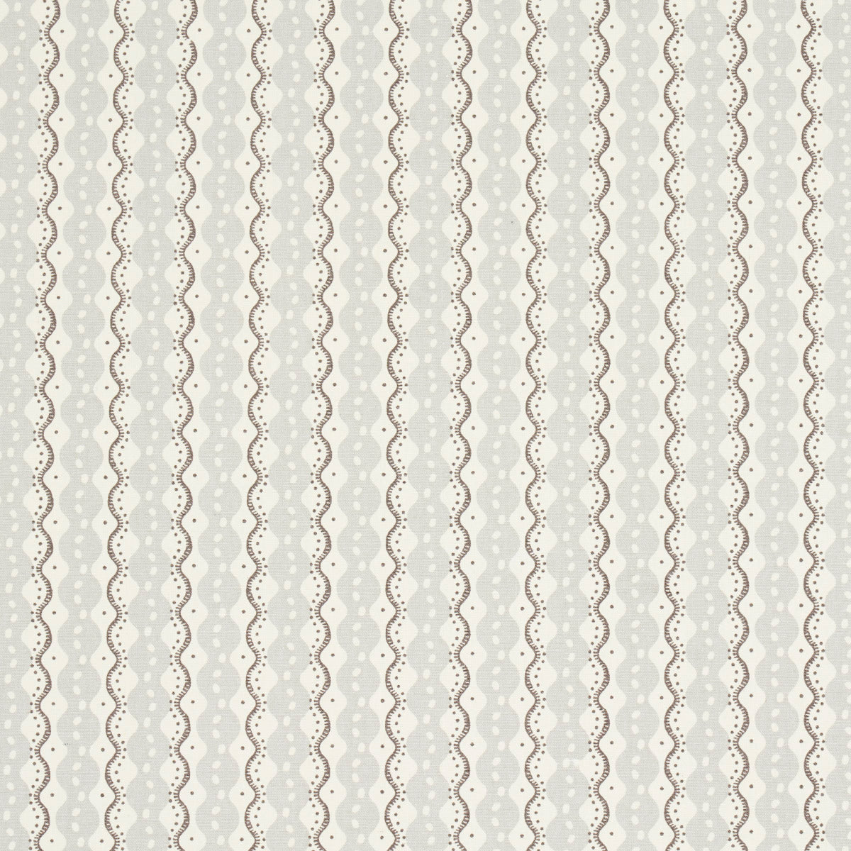 Schumacher Centipede Stripe Pumice Fabric