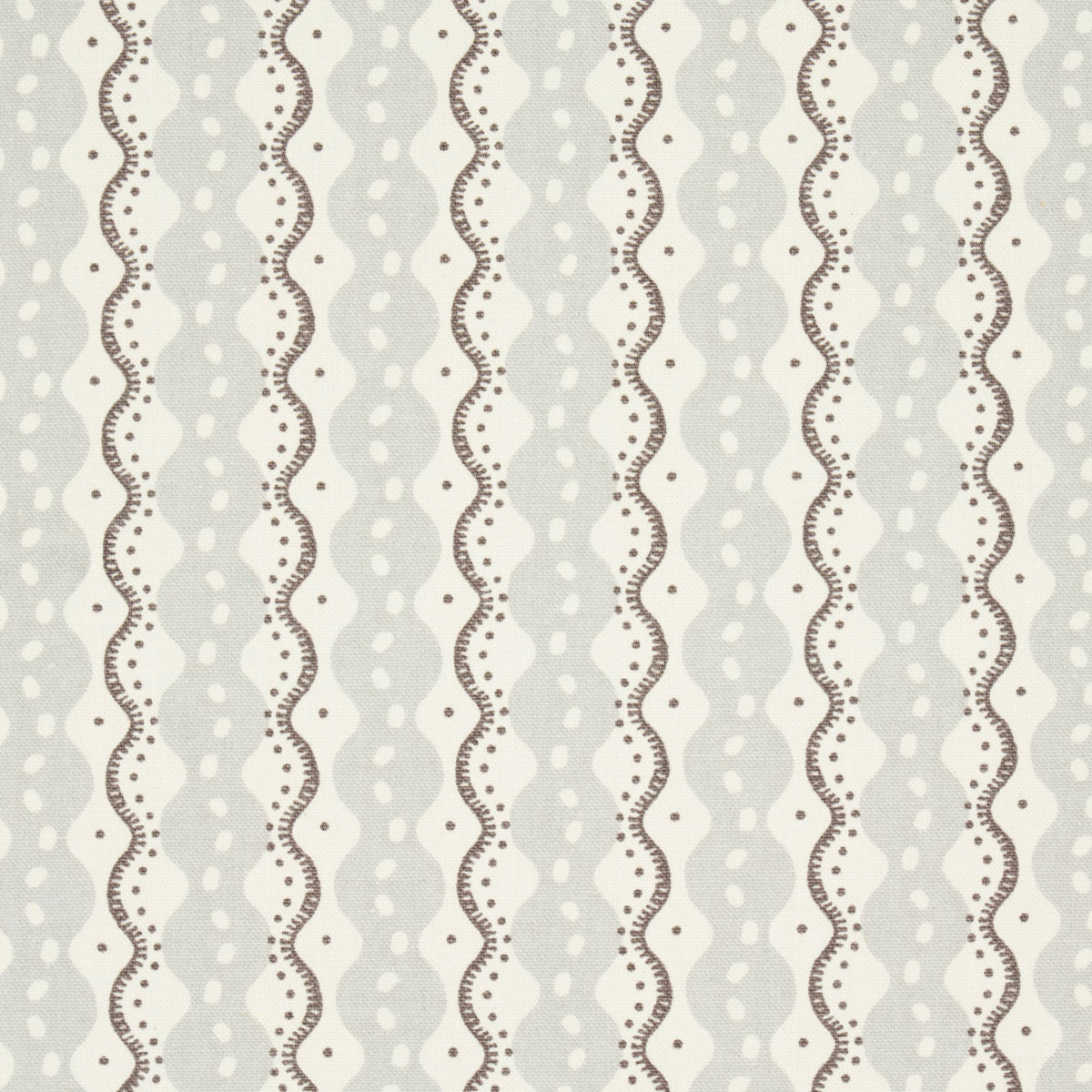 Schumacher Centipede Stripe Pumice Fabric
