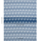 Schumacher Hedgehog Denim White Fabric