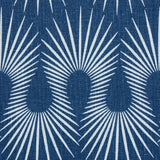 Schumacher Hedgehog Denim White Fabric