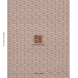 Schumacher La Rue Stripe Cognac Fabric - Eade's Wallpaper