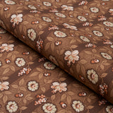 Schumacher La Rue Stripe Cognac Fabric - Eade's Wallpaper
