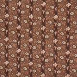 Schumacher La Rue Stripe Cognac Fabric - Eade's Wallpaper