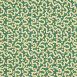 Schumacher Leonie Vermicelli Leaf Fabric - Eade's Wallpaper