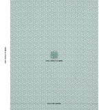 Schumacher Leonie Vermicelli Teal Fabric - Eade's Wallpaper
