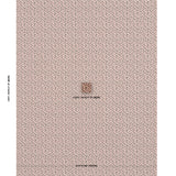 Schumacher Leonie Vermicelli Sepia Fabric - Eade's Wallpaper