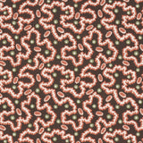 Schumacher Leonie Vermicelli Sepia Fabric - Eade's Wallpaper