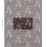 Schumacher Apolline Botanical Rouge & Noir Fabric