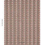 Schumacher Ines Paisley Rouge & Noir Fabric