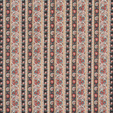 Schumacher Ines Paisley Rouge & Noir Fabric