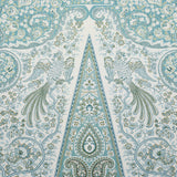 Schumacher Colmery Paisley Panel Peacock Fabric