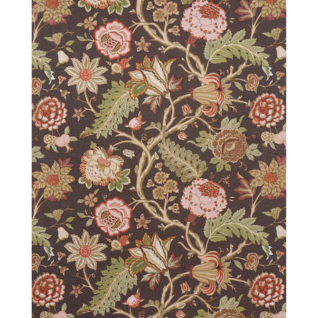 Schumacher Darsy Tree Of Life Sepia Fabric