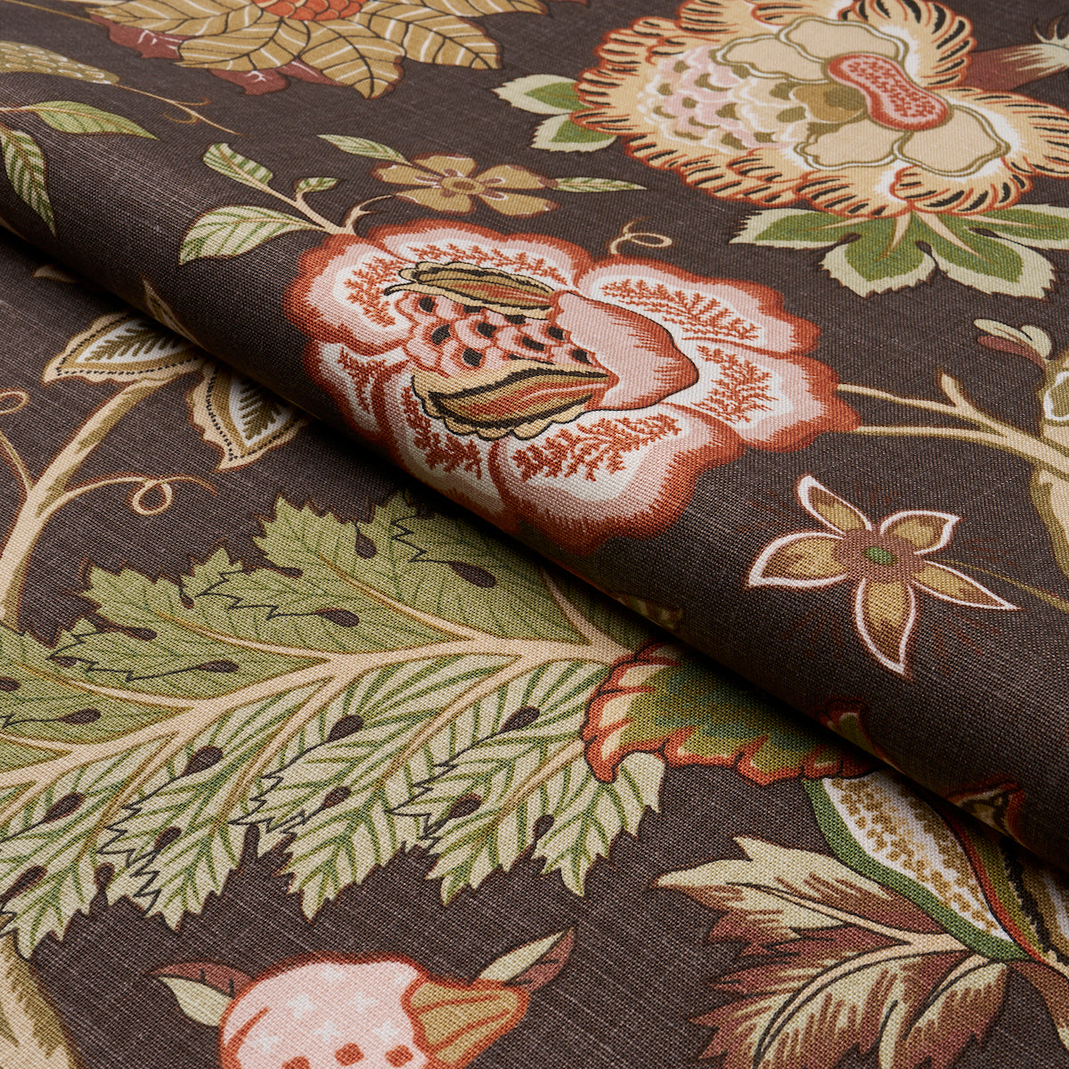 Schumacher Darsy Tree Of Life Sepia Fabric
