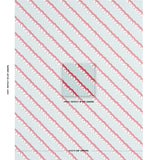 Schumacher Rousseau Stripe Rouge & Sky Fabric - Eade's Wallpaper