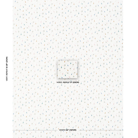 Schumacher Lolly Floral Confetti Fabric - Eade's Wallpaper