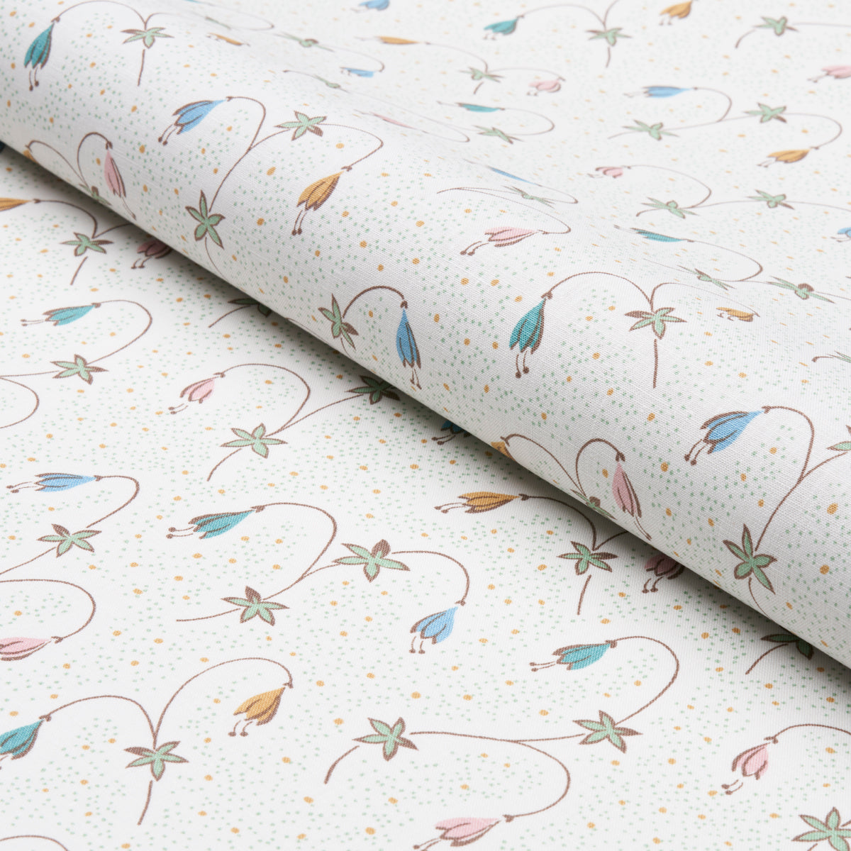 Schumacher Lolly Floral Confetti Fabric - Eade's Wallpaper