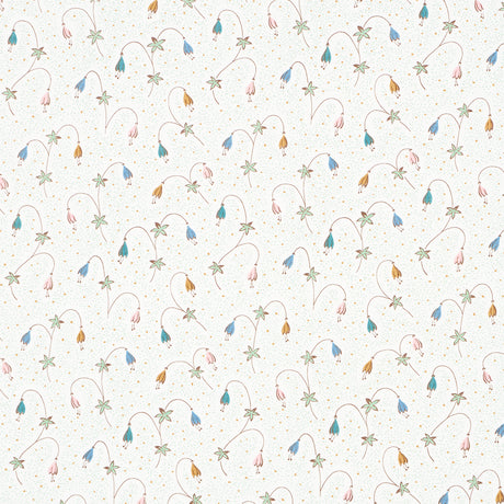 Schumacher Lolly Floral Confetti Fabric - Eade's Wallpaper