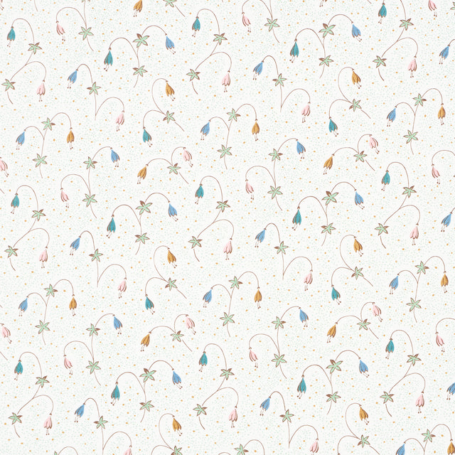 Schumacher Lolly Floral Confetti Fabric - Eade's Wallpaper
