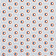 Schumacher Lucie Clay & Blue Fabric - Eade's Wallpaper