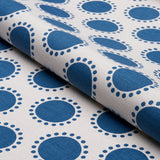 Schumacher Oompa Navy Fabric - Eade's Wallpaper