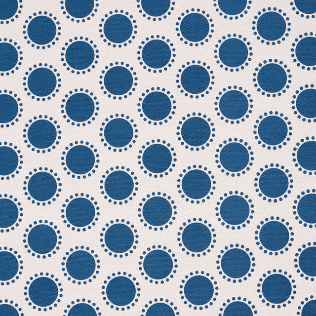 Schumacher Oompa Navy Fabric - Eade's Wallpaper