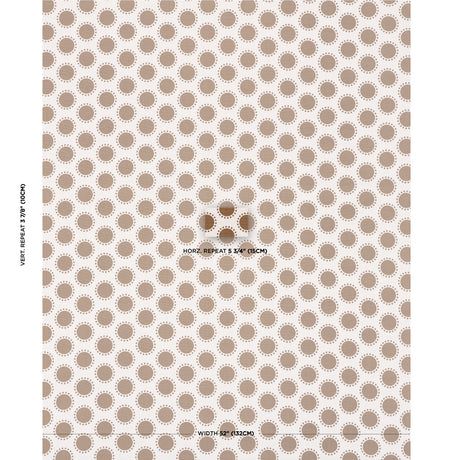 Schumacher Oompa Umber Fabric - Eade's Wallpaper