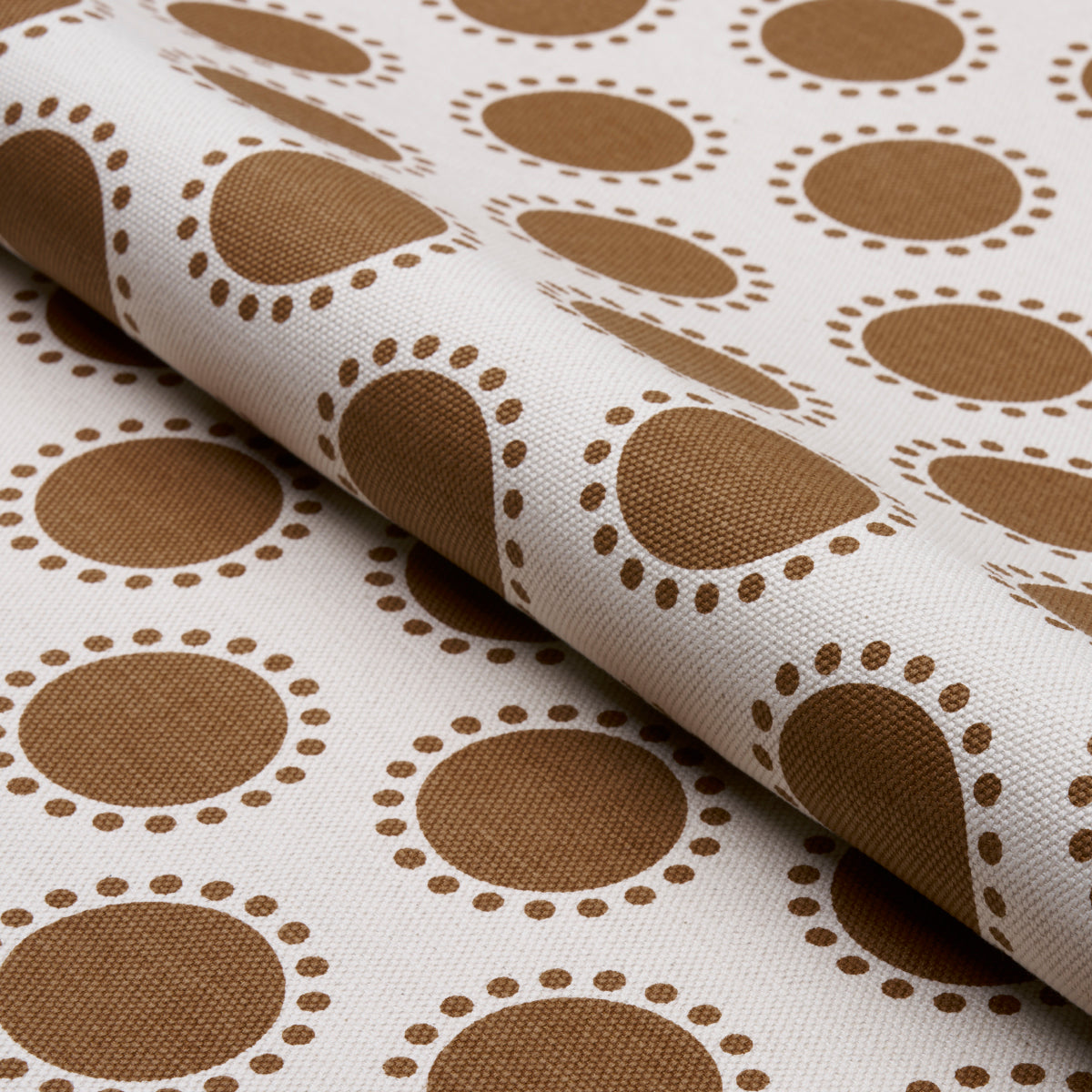 Schumacher Oompa Umber Fabric - Eade's Wallpaper