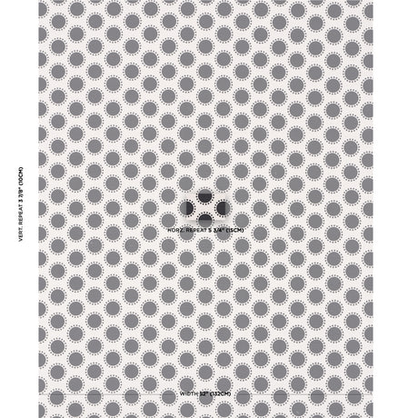 Schumacher Oompa Black Fabric - Eade's Wallpaper