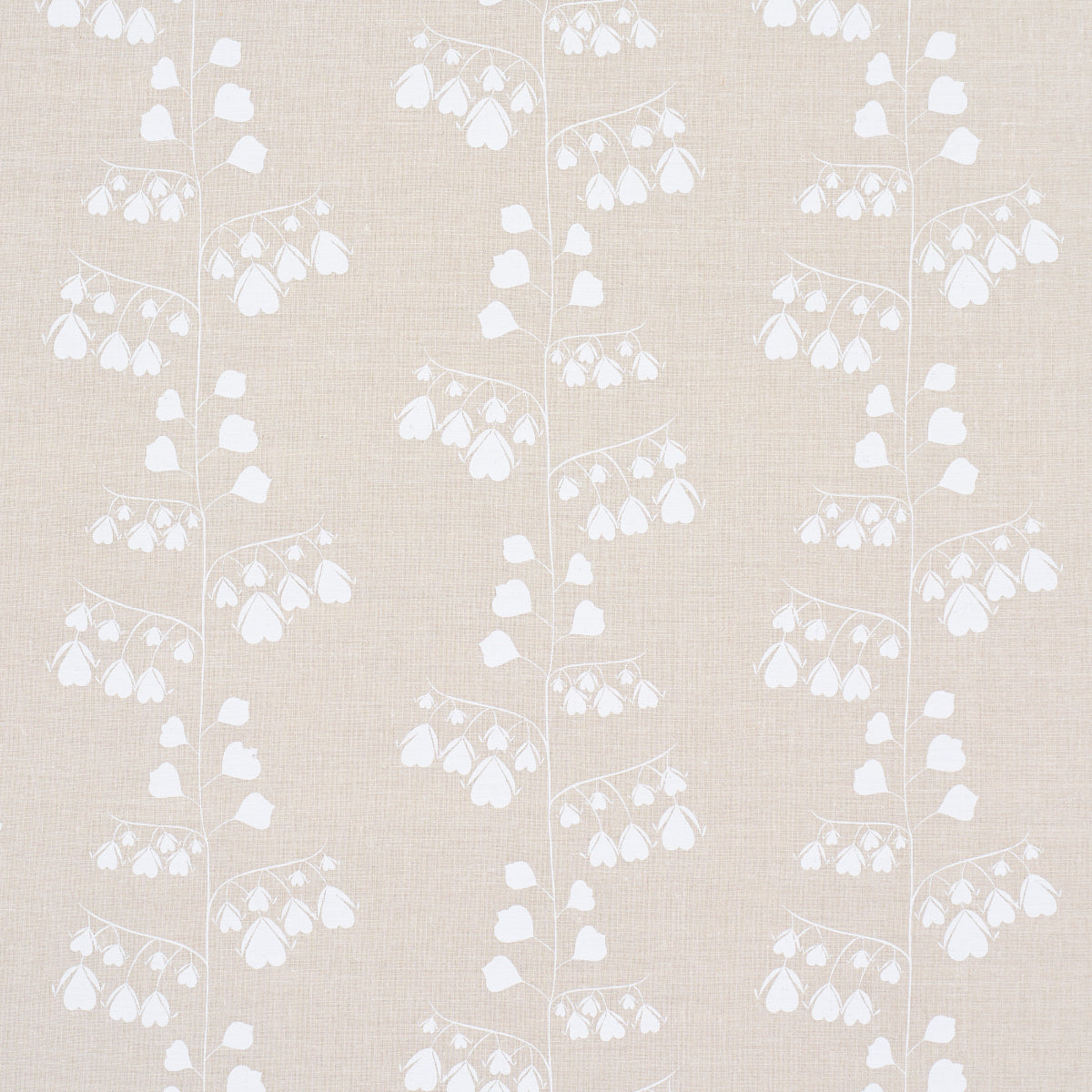 Schumacher Bleeding Hearts Neutral Fabric