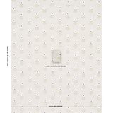 Schumacher Forget Me Nots White On Linen Fabric