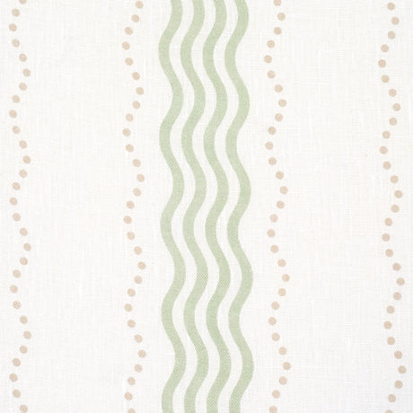 Schumacher 182010 MARGOT LINEN SHEER in GREEN Fabric - RITA 