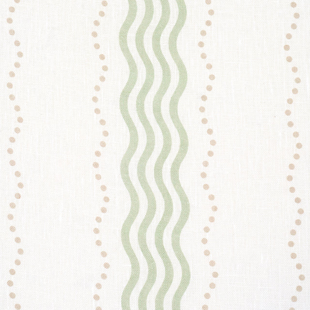 Schumacher 182010 MARGOT LINEN SHEER in GREEN Fabric - RITA 