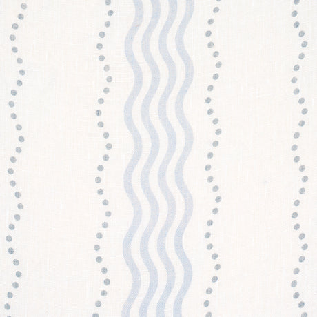 Schumacher 182011 MARGOT LINEN SHEER in BLUE Fabric - RITA K