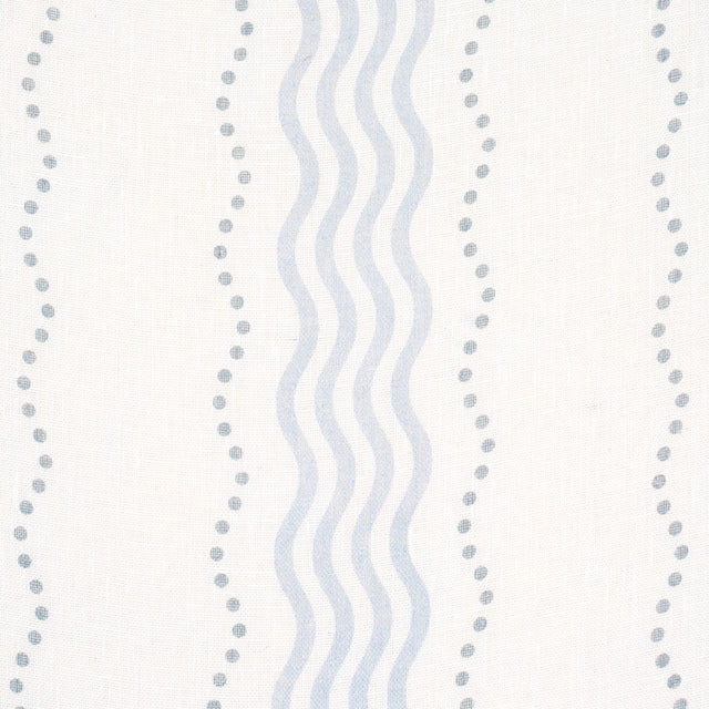 Schumacher 182011 MARGOT LINEN SHEER in BLUE Fabric - RITA K