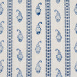 Schumacher 182020 EDDIE WOVEN HAND BLOCK PRINT in BLUE Fabri