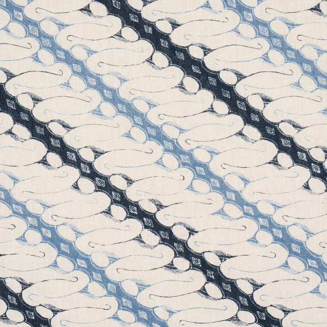 Schumacher 182051 RONNIE in BLUE Fabric - Eade’s – Eades Wallpaper ...