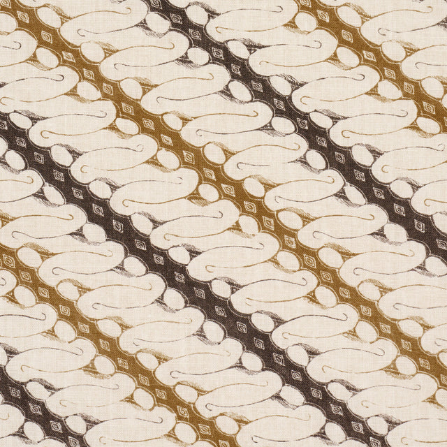 Schumacher 182052 RONNIE in BROWN Fabric - RITA KONIG