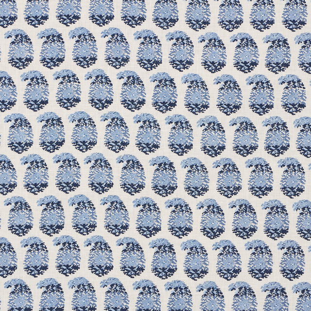 Schumacher 182060 TERRY in BLUE & NAVY Fabric - RITA KONIG