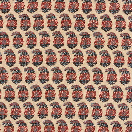 Schumacher 182061 TERRY in RED & NAVY Fabric - RITA KONIG