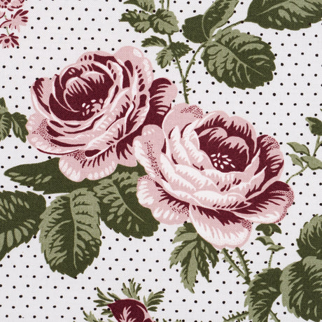 Schumacher 182080 SIBYL CHINTZ in ROSE Fabric - RITA KONIG