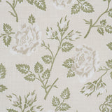 Schumacher Lavinia Green Fabric - Eade's Wallpaper