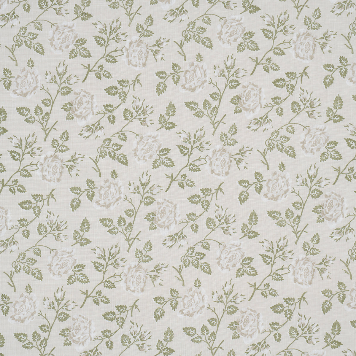 Schumacher Lavinia Green Fabric - Eade's Wallpaper