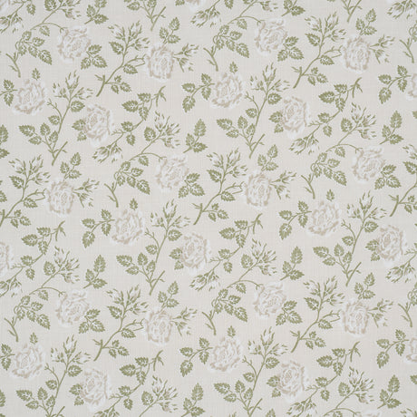 Schumacher Lavinia Green Fabric - Eade's Wallpaper