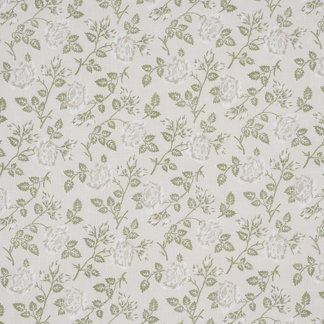 Schumacher Lavinia Green Fabric - Eade's Wallpaper