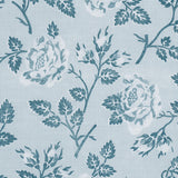 Schumacher Lavinia Blue Fabric - Eade's Wallpaper
