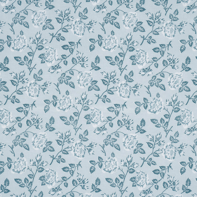 Schumacher Lavinia Blue Fabric - Eade's Wallpaper