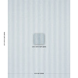 Schumacher Stella Stripe Blue Fabric - Eade's Wallpaper