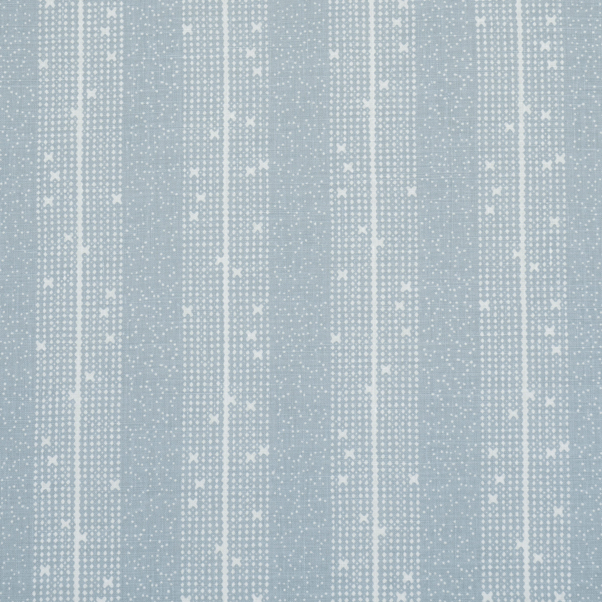 Schumacher Stella Stripe Blue Fabric - Eade's Wallpaper