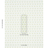 Schumacher Lily Of The Valley Indoor/Outdoor Bluebell Fabric - Eade's Wallpaper